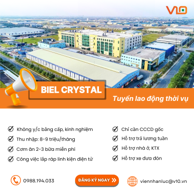 Công ty Biel tuyển dụng số lượng lớn lao động